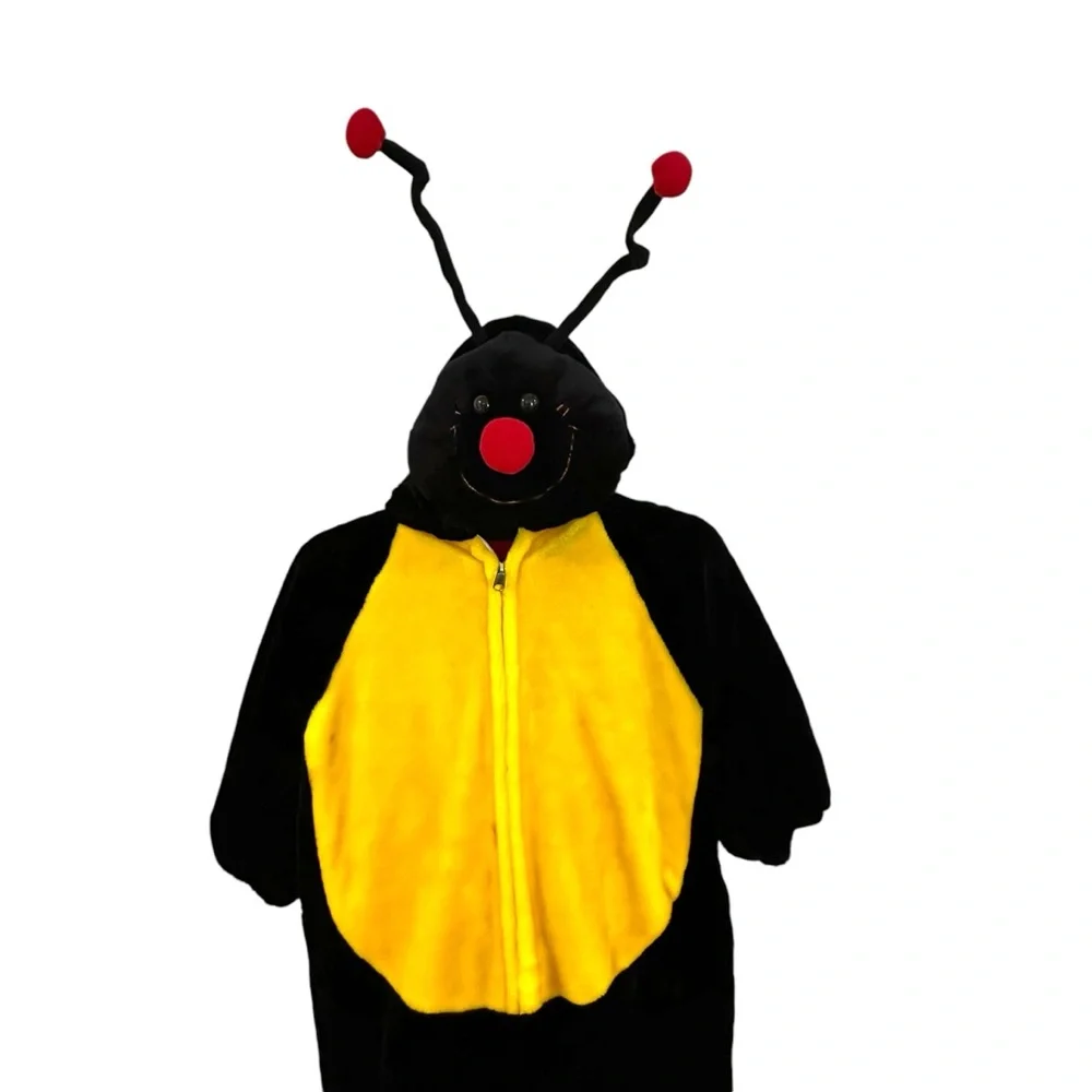 Kids Ladybug Halloween Costume‎ – Fuzzy Plush Lady Bug Outfit – 44